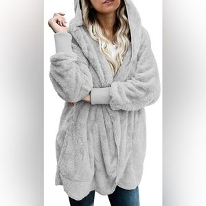 Cardigan with hood